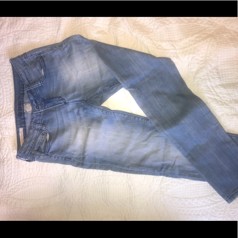 Dark blue jeans!